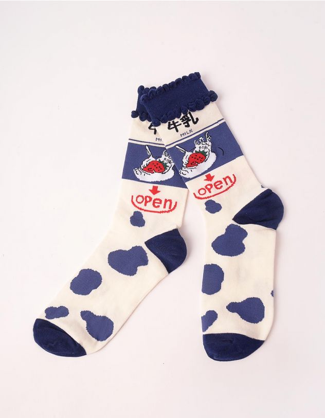 Шкарпетки з принтом | 247651-13-XX - A-SHOP
