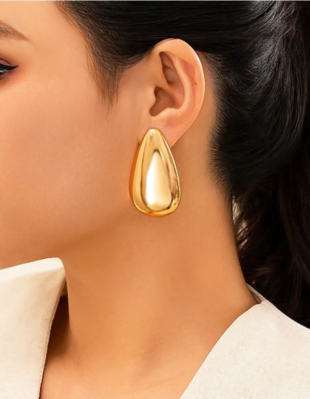 Сережки з глянцевим покриттям | 263912-04-XX - A-SHOP