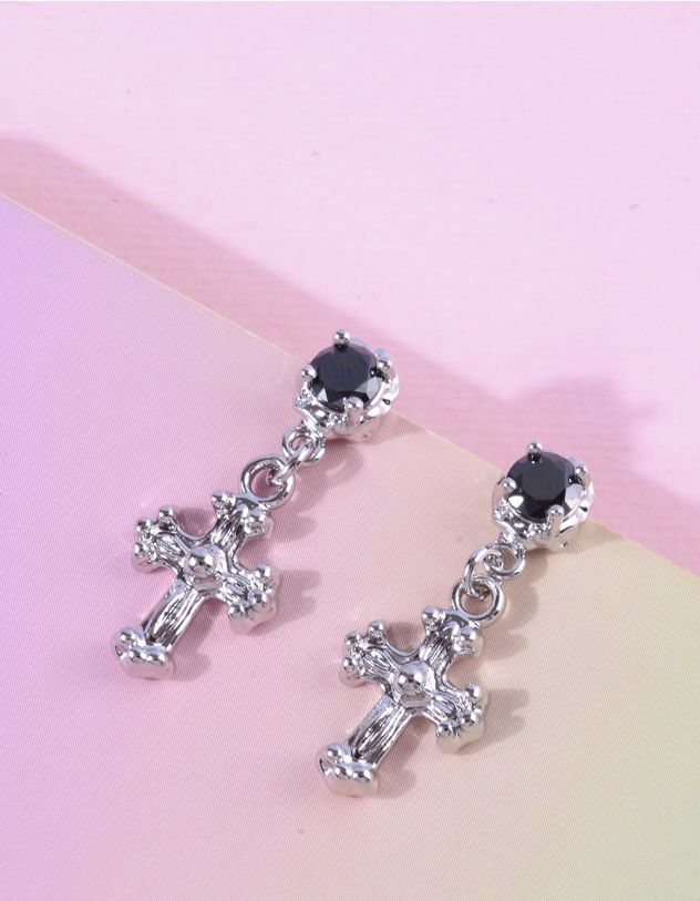 Сережки з хрестами | 265360-07-XX - A-SHOP