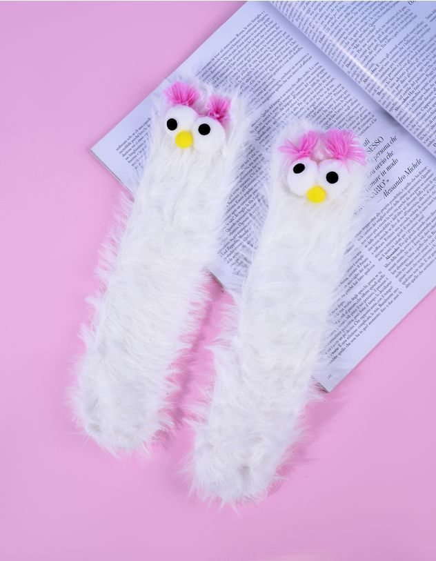 Шкарпетки хутряні з очима | 263539-01-XX - A-SHOP