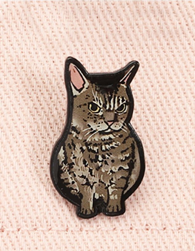 Брошка у вигляді котика | 266166-11-XX - A-SHOP