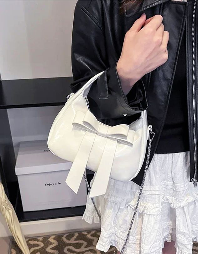 Сумка на ланцюжку з бантом | 264232-01-XX - A-SHOP