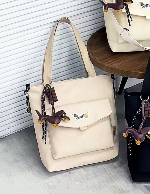 Сумка шопер з брелоком у вигляді такси | 264617-40-XX - A-SHOP