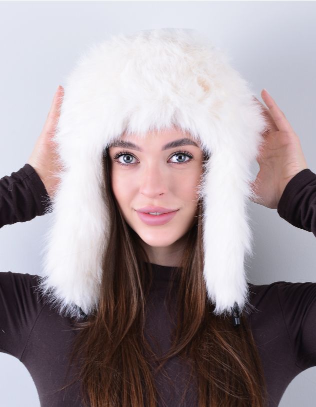 Шапка вушанка з хутром | 264407-01-XX - A-SHOP