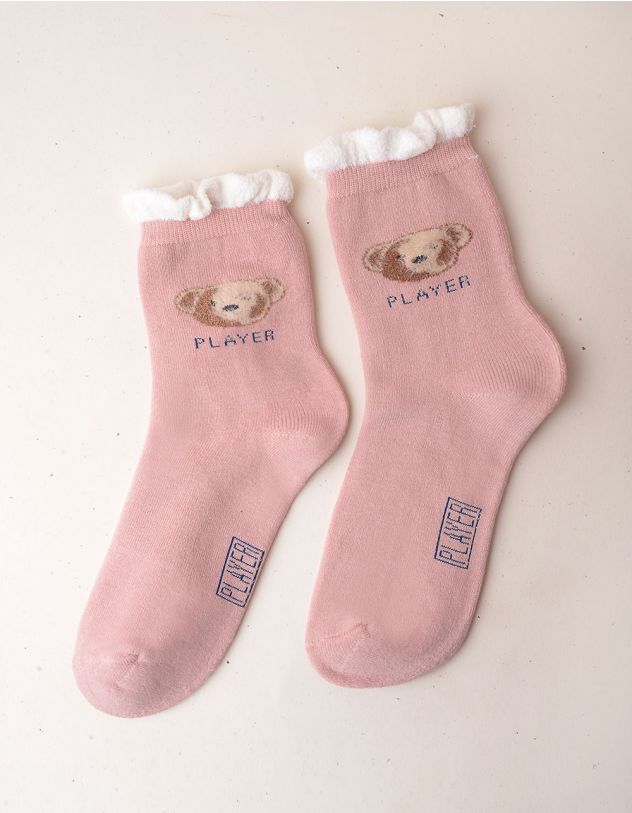 Шкарпетки з зображенням ведмедика | 258417-14-71 - A-SHOP