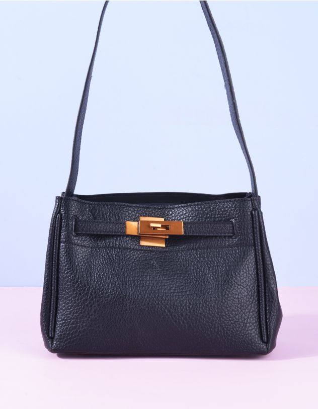 Сумка на довгому ремінці з фурнітурою | 264241-02-XX - A-SHOP