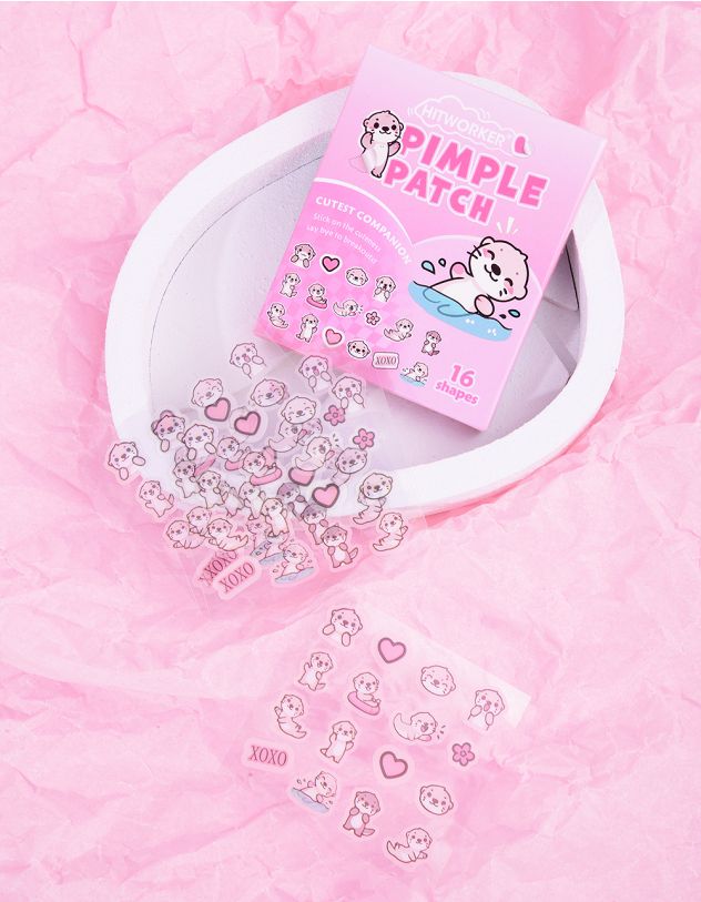 Патчі від прищів 48шт з принтом видри | 265877-14-XX - A-SHOP