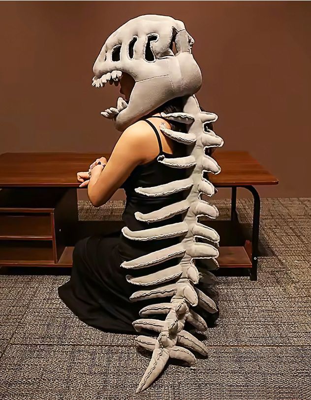 Звірошапка у вигляді черепа динозавра зі скелетом | 265724-11-XX - A-SHOP