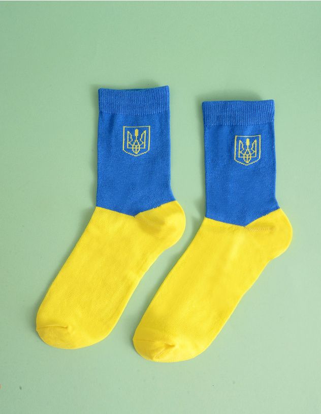 Шкарпетки з гербом України | 254777-21-08 - A-SHOP