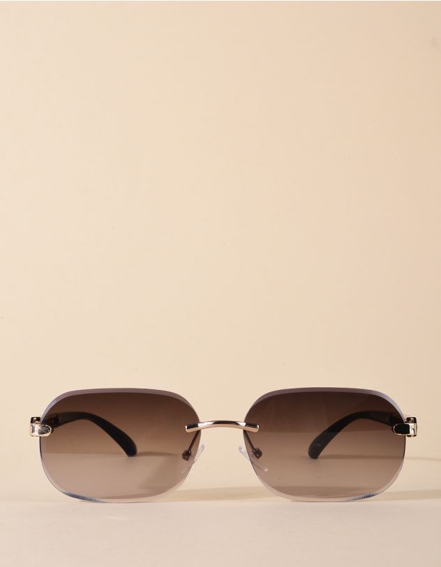 Окуляри сонцезахисні з лінзами прямокутної форми | 265947-12-XX - A-SHOP