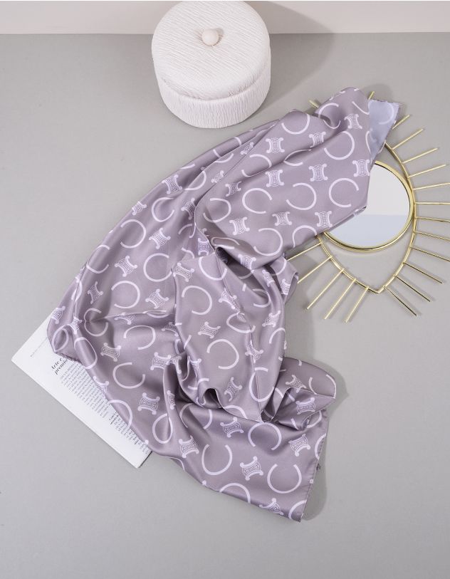 Хустка на шию з принтом | 265215-39-XX - A-SHOP