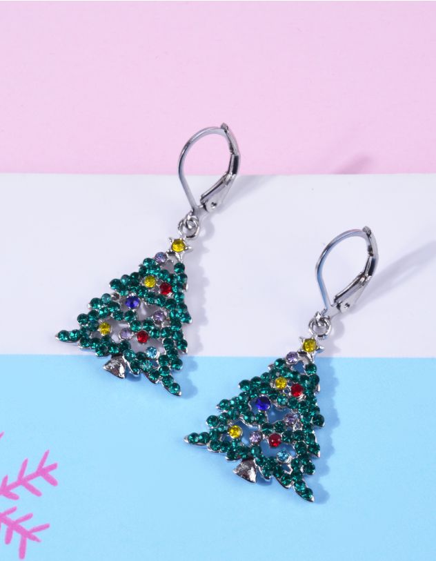 Сережки у вигляді ялинки | 265592-20-XX - A-SHOP