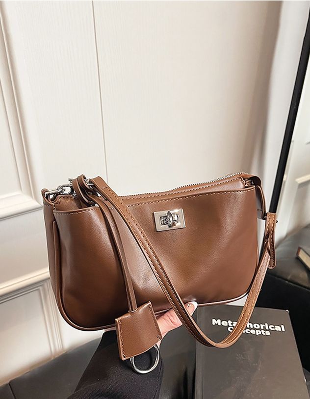 Сумка через плече на блискавці | 264238-12-XX - A-SHOP