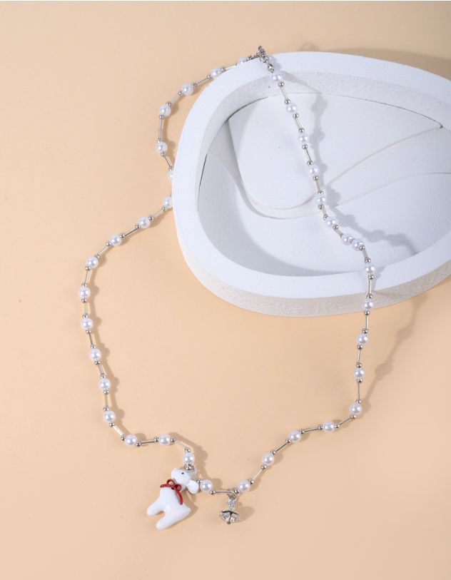 Підвіска на шию  із перлин з кулоном | 265401-05-XX - A-SHOP