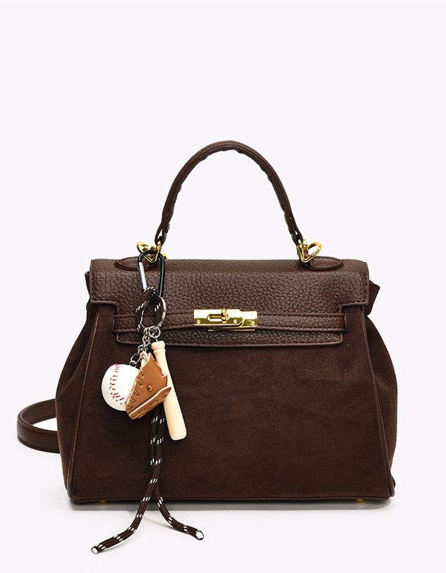 Сумка класична з брелоком у вигляді бити та м'яча | 265143-33-XX - A-SHOP