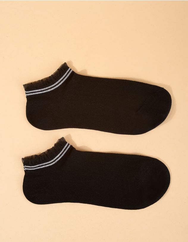 Шкарпетки короткі з рюшами із фатину | 260047-02-71 - A-SHOP