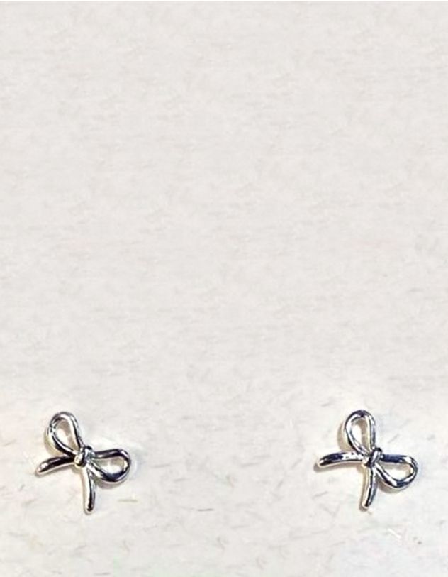 Сережки пусети у вигляді банта | 262632-05-XX - A-SHOP