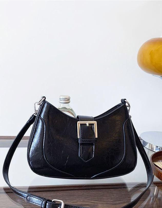 Сумка багет на довгому ремінці | 265463-02-XX - A-SHOP