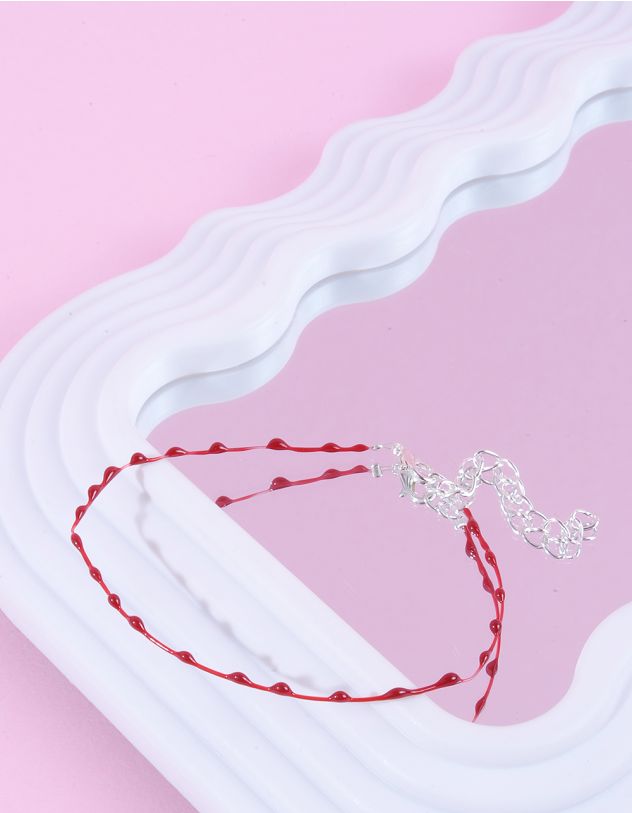 Браслет на руку у вигляді крапель крові | 263884-15-XX - A-SHOP